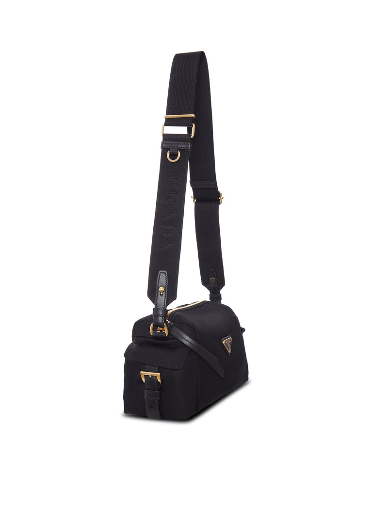 Prada Women Explore Bag In Re-Nylon And Saffiano