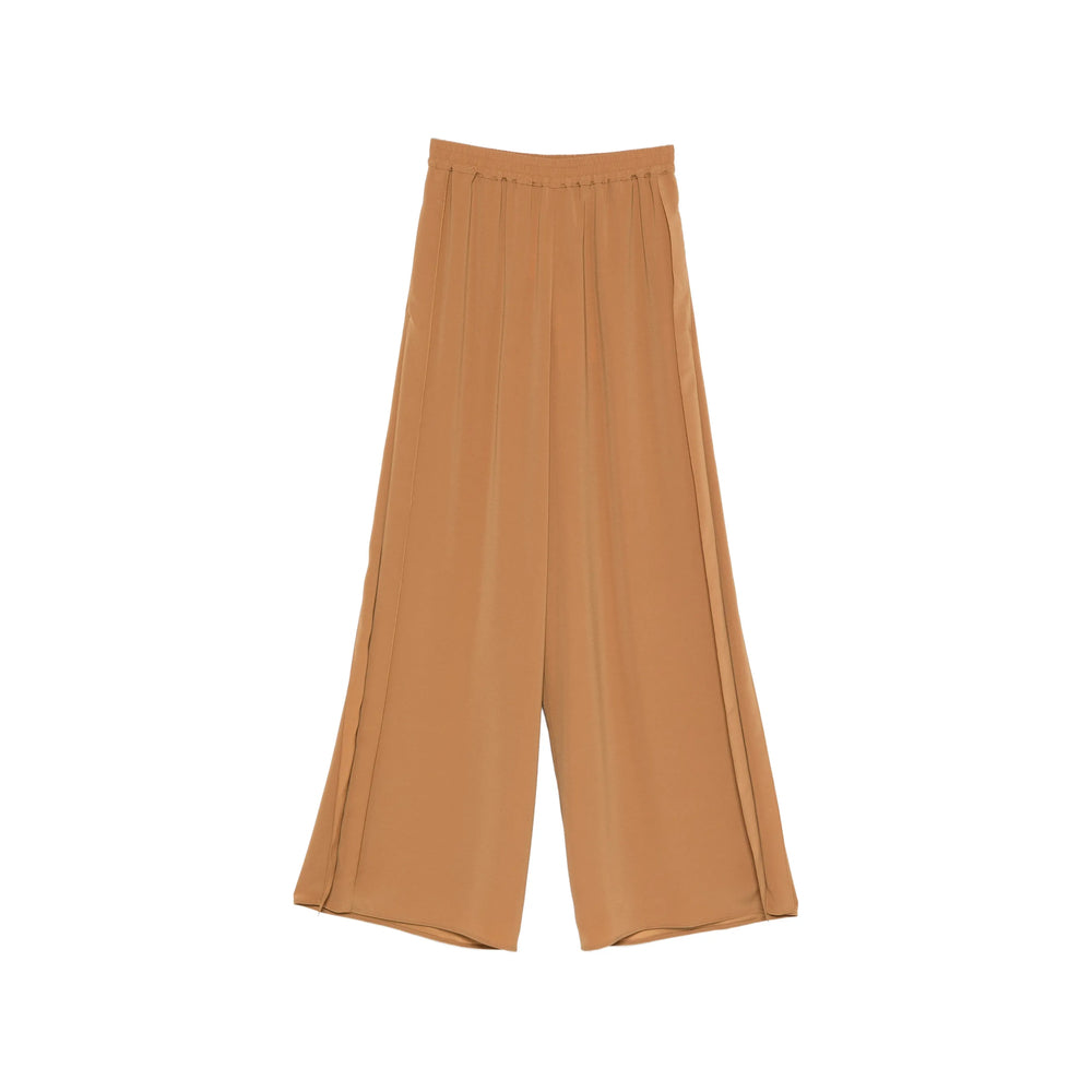 Max Mara Brown Trousers - Palazzo Pants Women