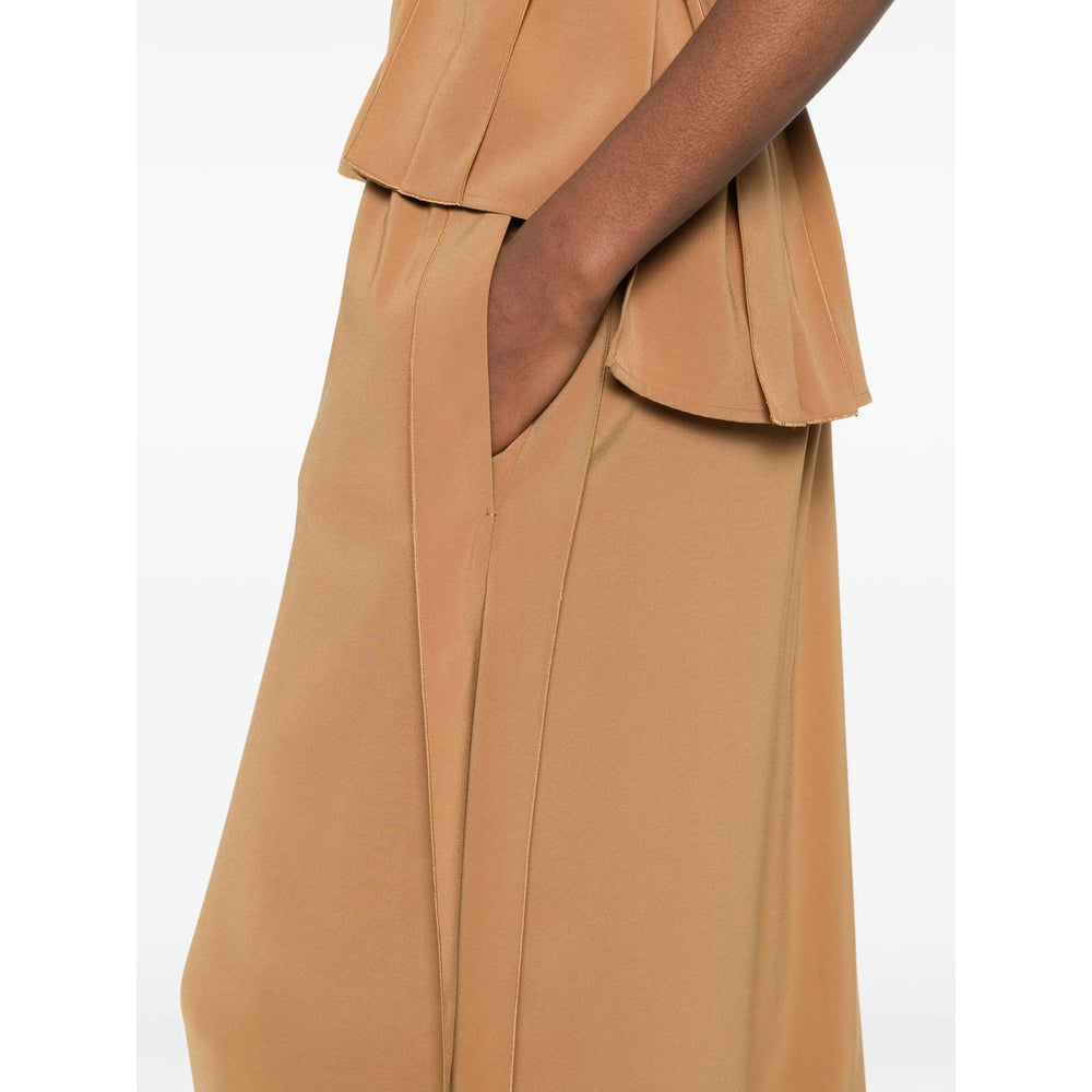 Max Mara Brown Trousers - Palazzo Pants Women