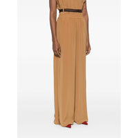 Max Mara Brown Trousers - Palazzo Pants Women