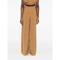 Max Mara Brown Trousers - Palazzo Pants Women