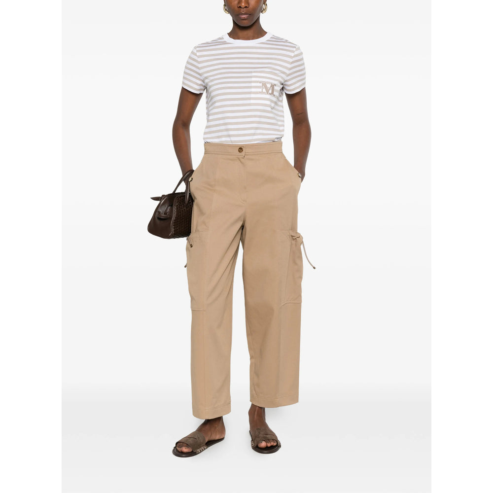 Max Mara Neutrals Trousers - Cropped Trousers Women
