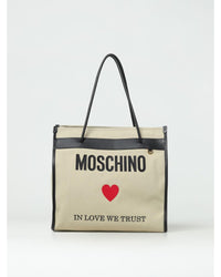Moschino Couture Moschino Tote Bag In Love We Trust Women Beige