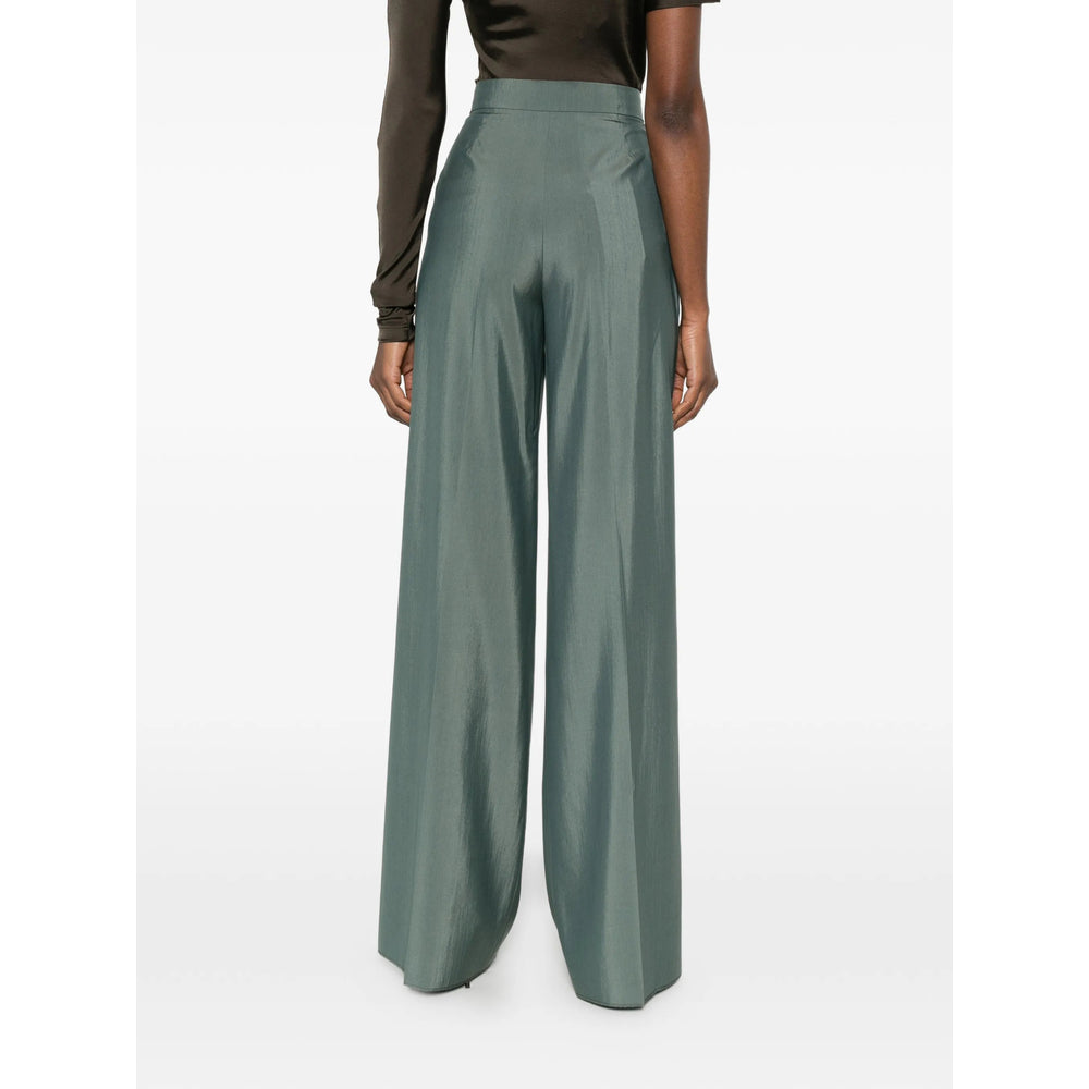 Max Mara Max Mara Green Trousers - Palazzo Pants Women
