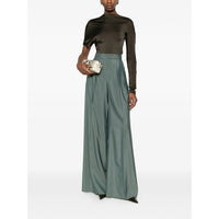 Max Mara Max Mara Green Trousers - Palazzo Pants Women