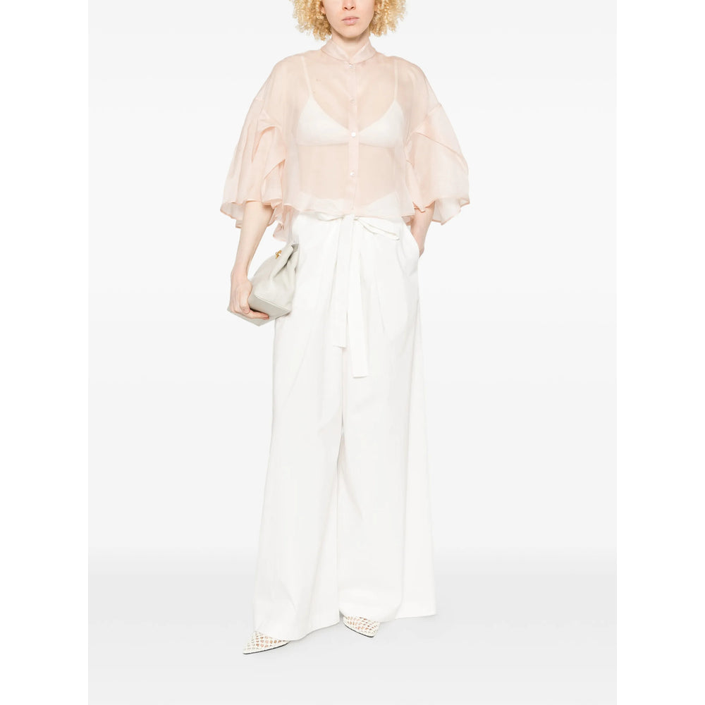 Max Mara Max Mara Pink Jackets - Capes & Ponchos Women