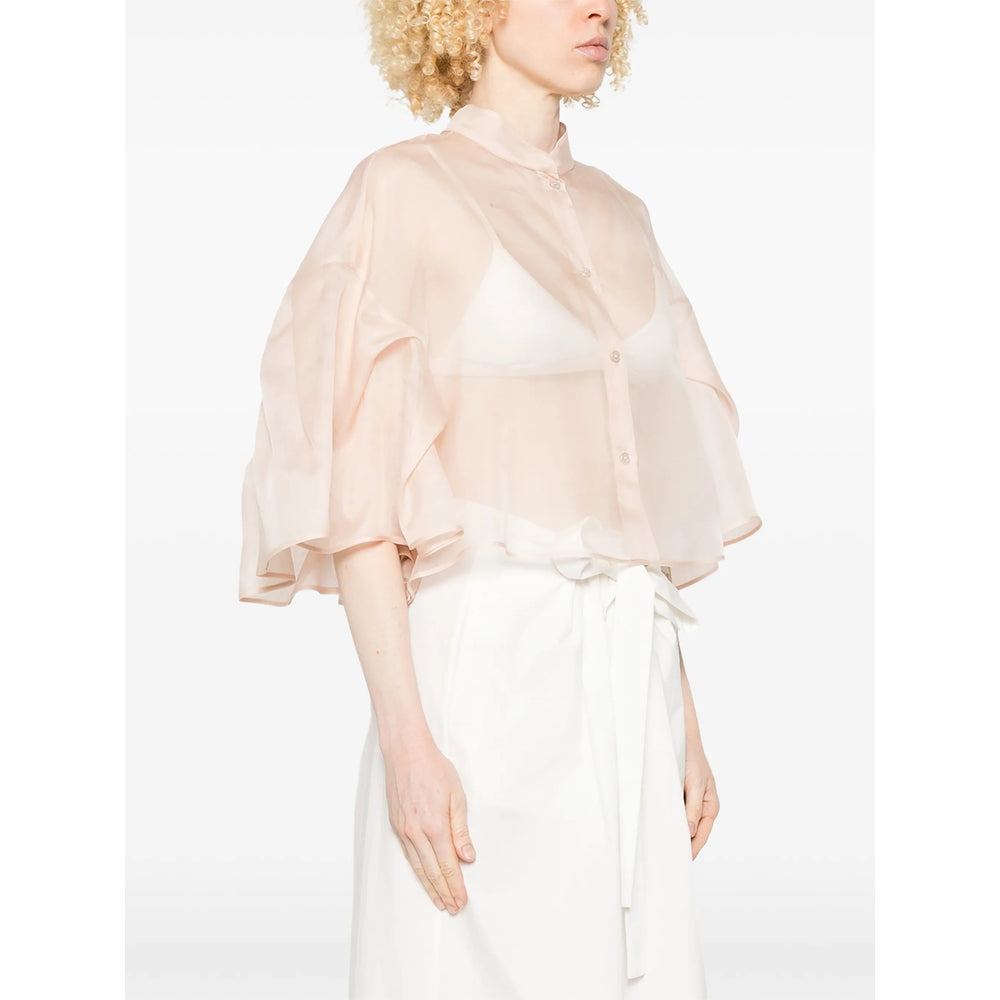 Max Mara Max Mara Pink Jackets - Capes & Ponchos Women