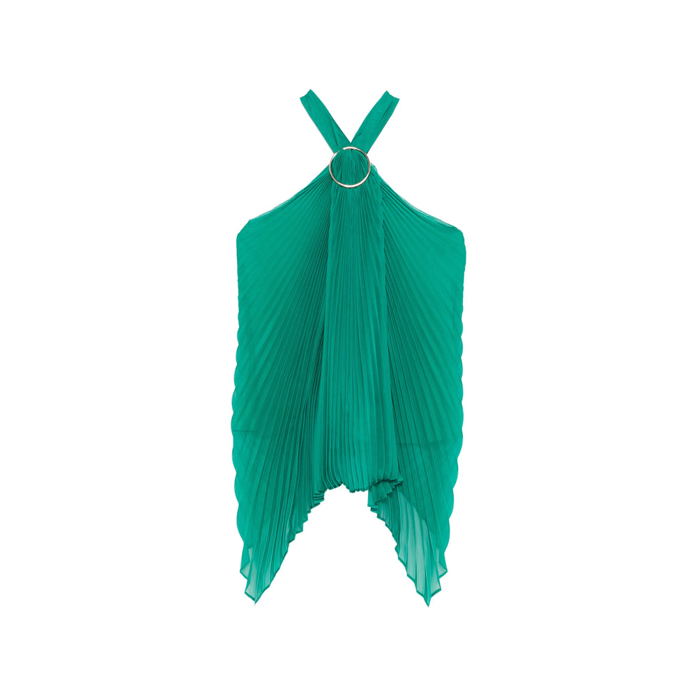 Max Mara Pianoforte Max Mara Pianoforte Green Tops - Blouses Women
