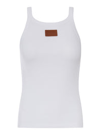 Fendi Women Ribbed Cotton Top