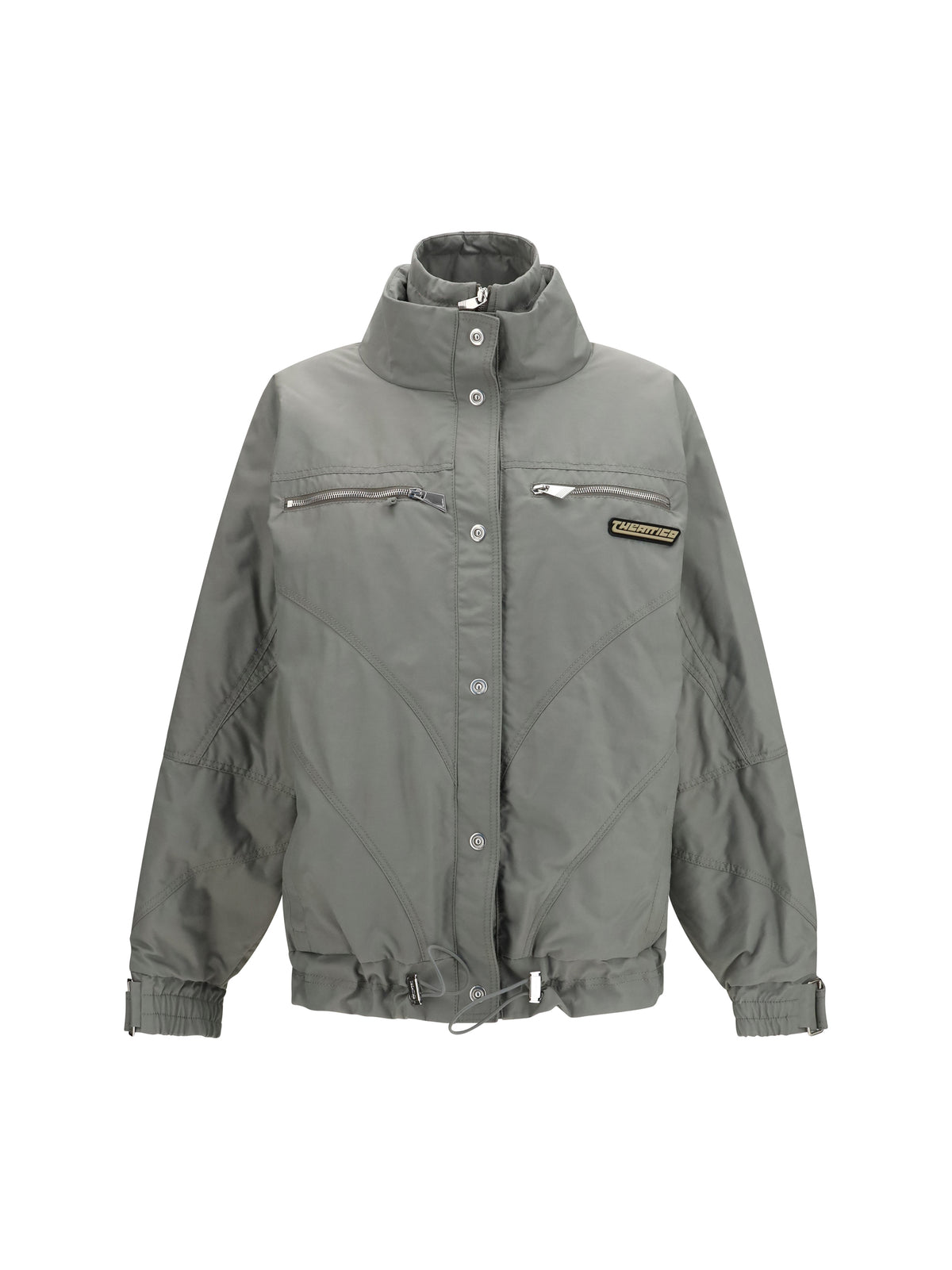 THE ATTICO The Attico Women High-Neck Bomber With Zips