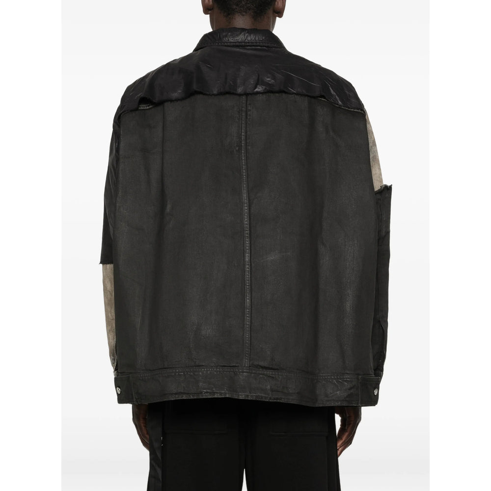 Rick Owens Drkshdw Black Jackets - Shirt Jackets Men