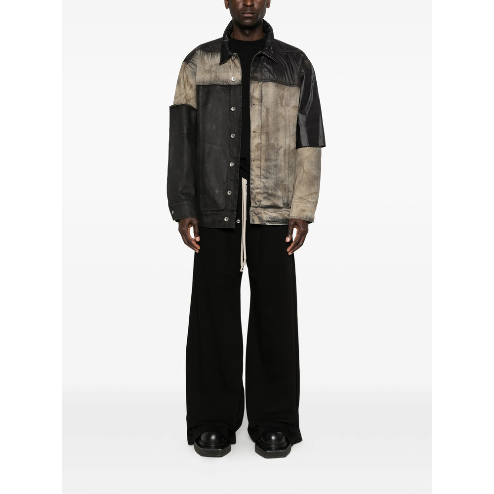 Rick Owens Drkshdw Black Jackets - Shirt Jackets Men