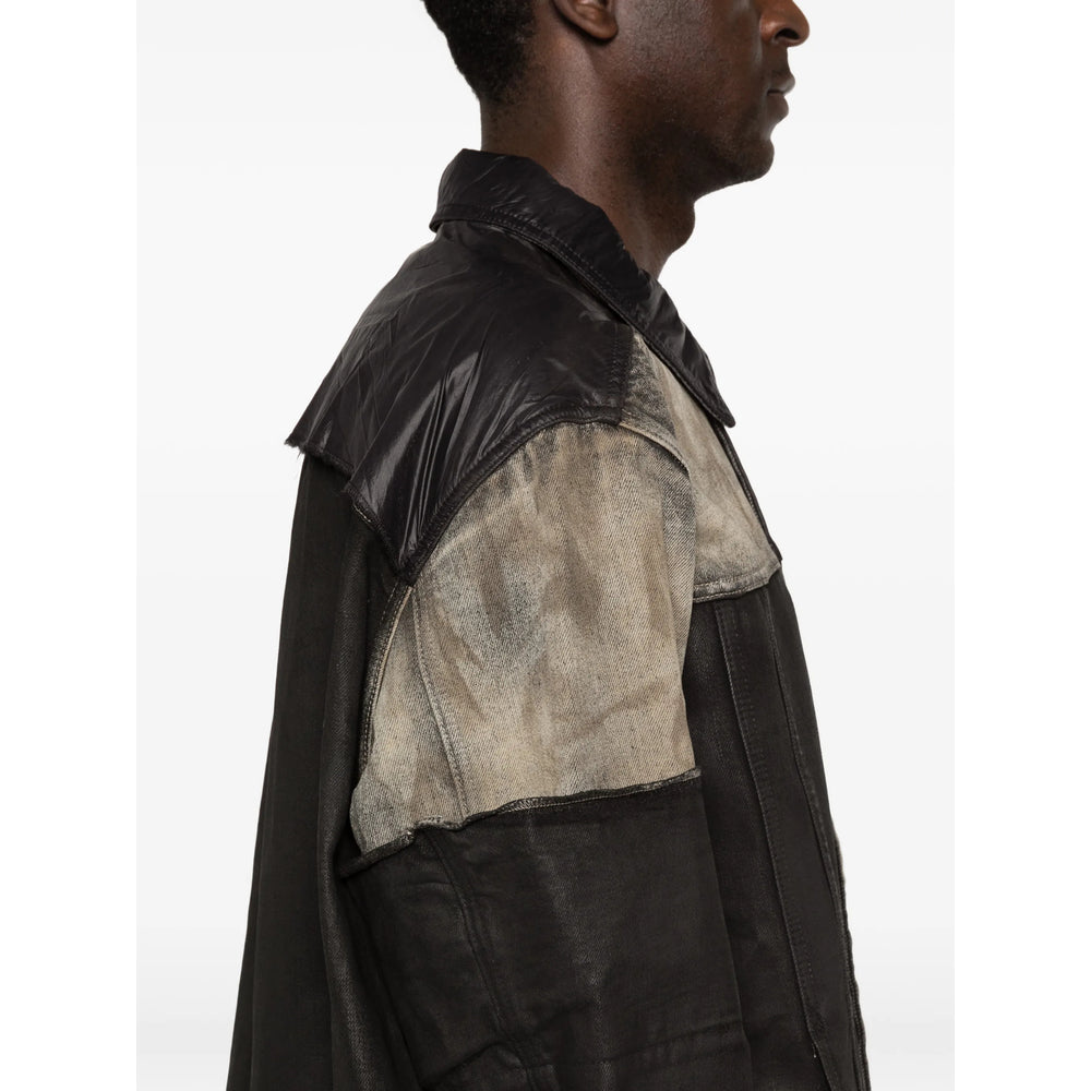 Rick Owens Drkshdw Black Jackets - Shirt Jackets Men