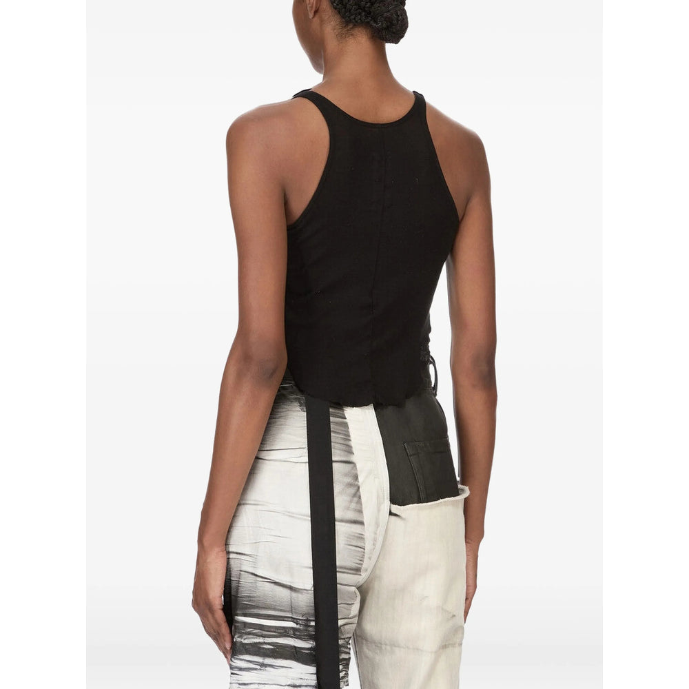 Rick Owens Drkshdw Rick Owens Drkshdw Black Tops - Vests & Tank Tops Women