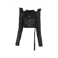Rick Owens Drkshdw Rick Owens Drkshdw Black Jackets - Biker Jackets Women