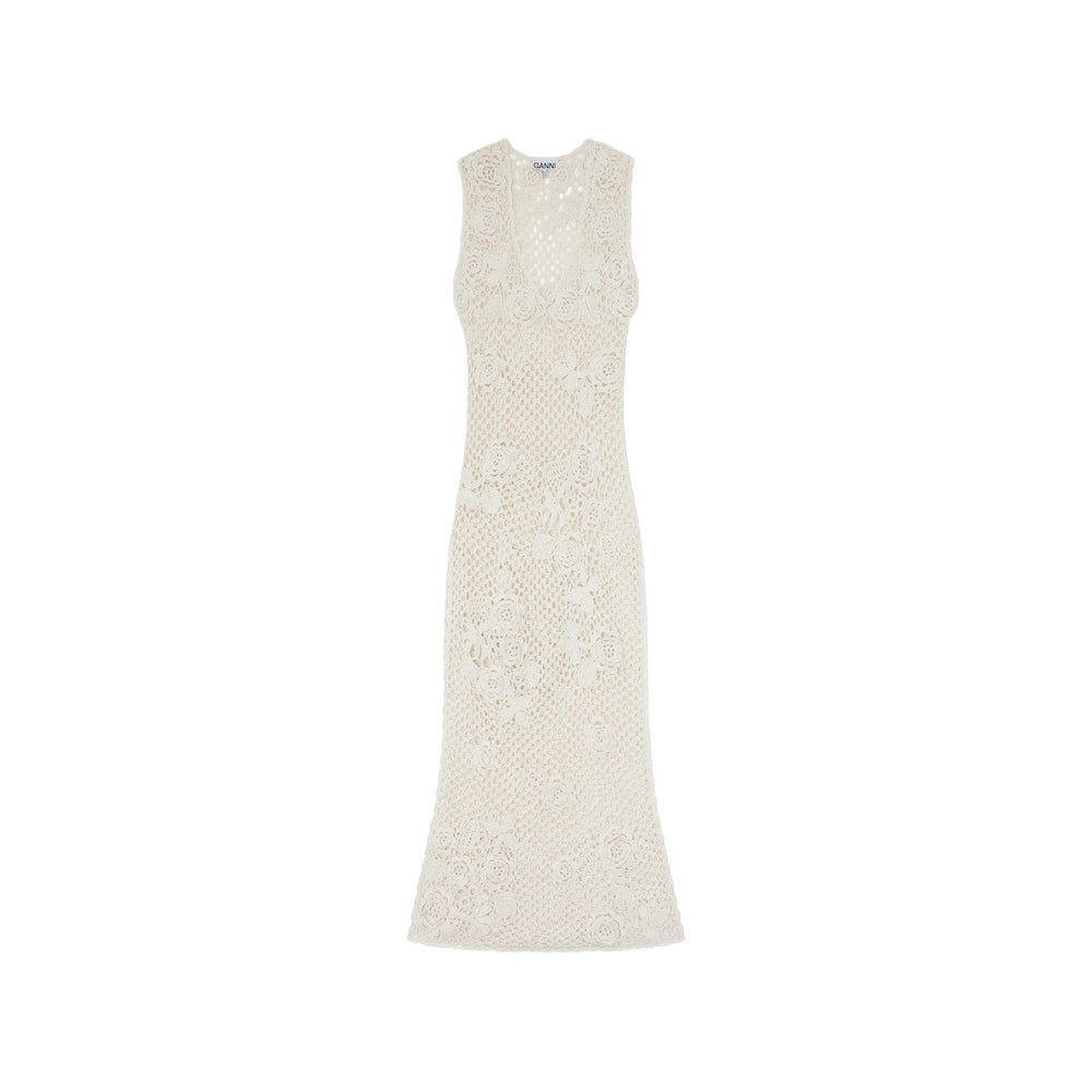 Ganni Ganni White Dresses - Day Dresses Women