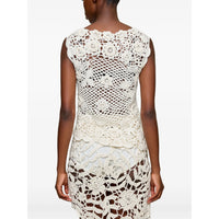 Ganni Ganni Neutrals Tops - T-Shirts & Jerseys Women