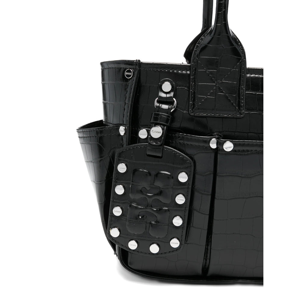 Ganni Ganni Black Tote Bags Women