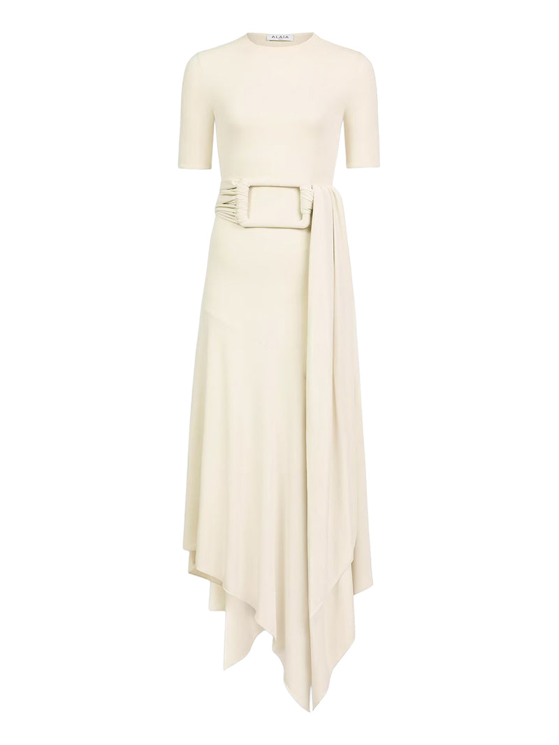 Alaia Alaia Women Jersey Dress With Belt