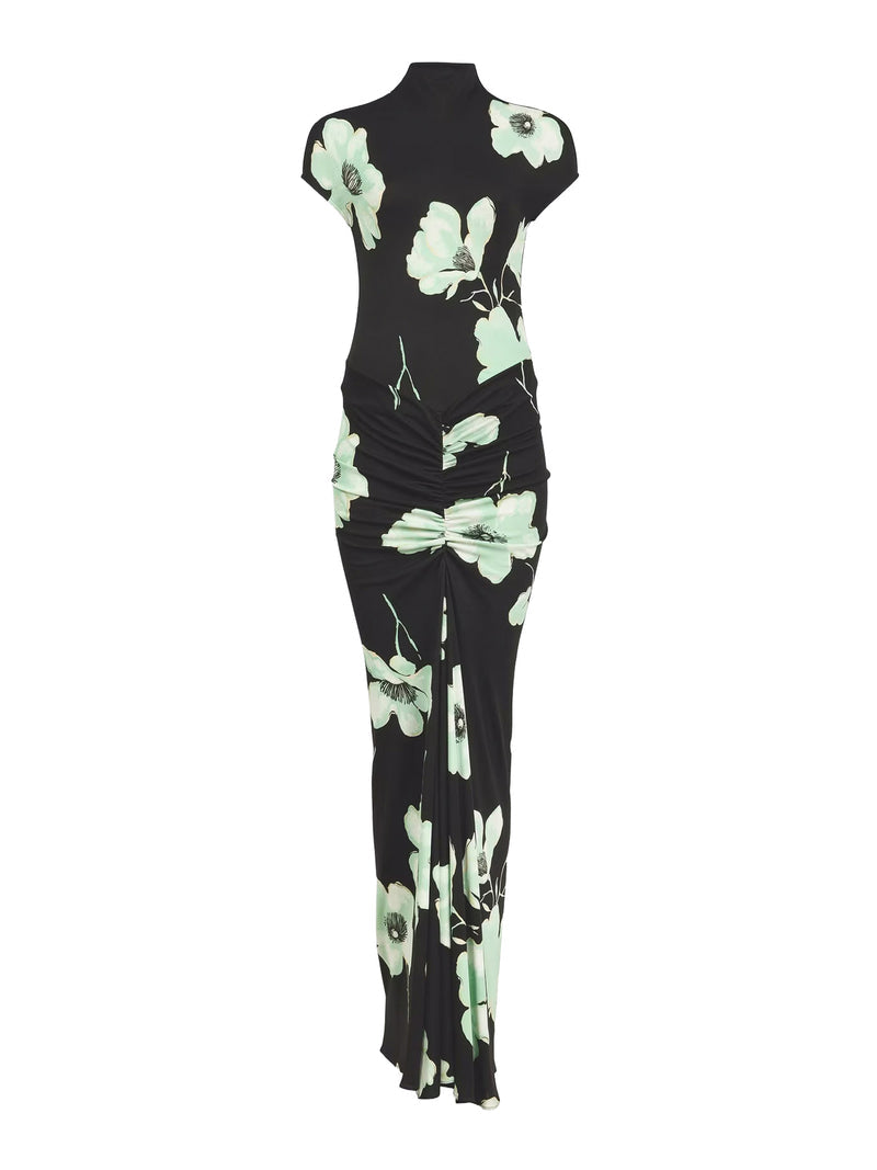 Alaia Alaia Women Draped Dress With Print