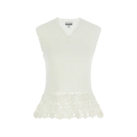 Ganni Ganni Neutrals Tops - Blouses Women