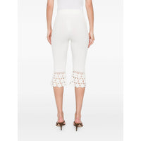 Ganni Ganni White Trousers - Cropped Trousers Women