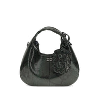 Ganni Ganni Green Shoulder Bags Women