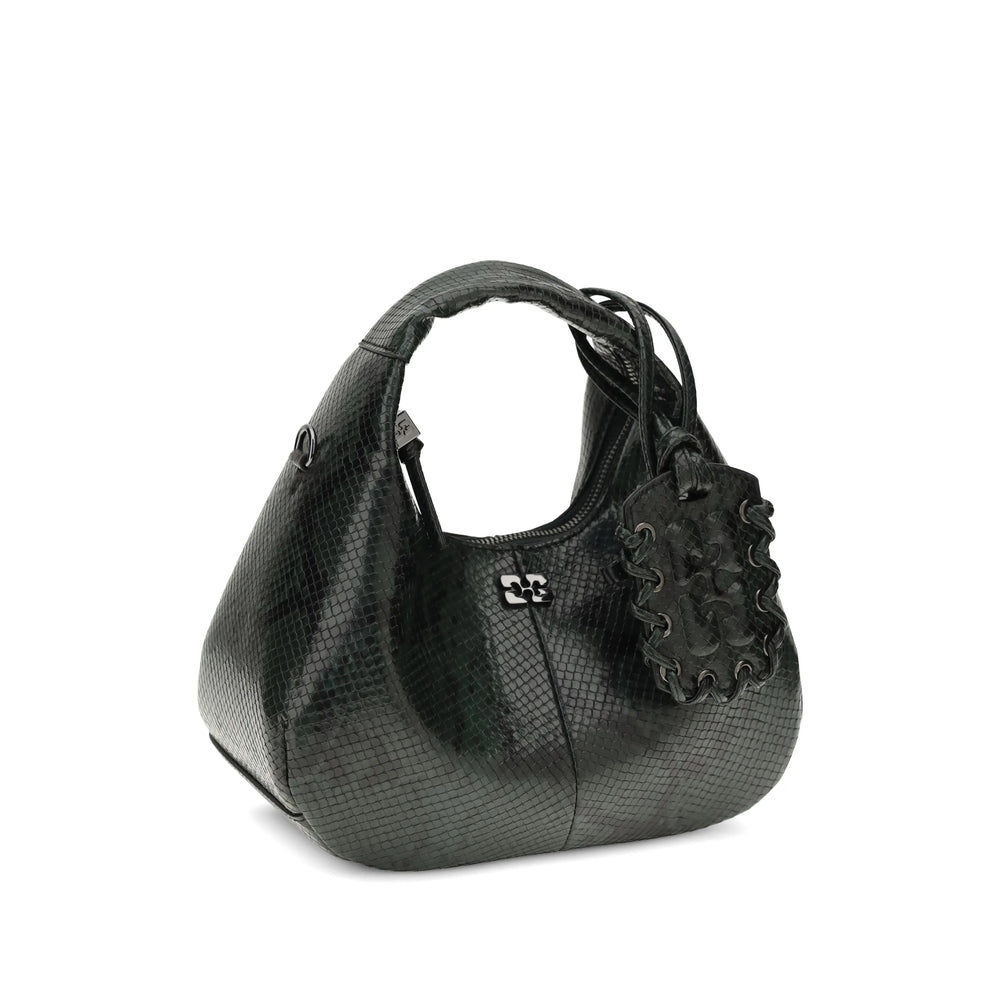 Ganni Ganni Green Shoulder Bags Women