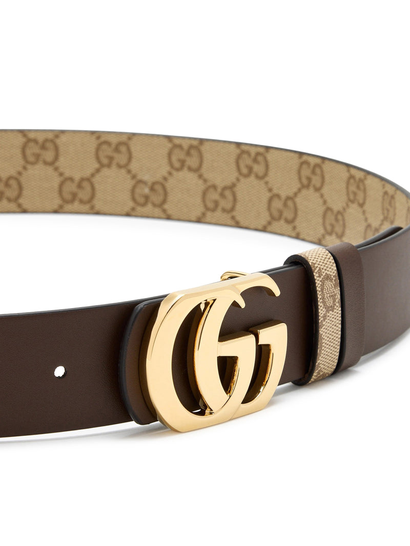 Gucci Gucci Men Reversible Cut Gg Marmont Belt