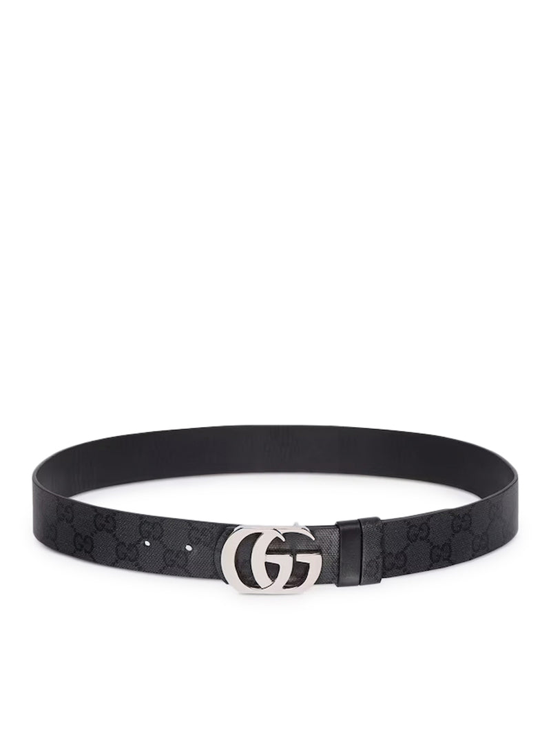 Gucci Gucci Men Reversible Gg Marmont Cut Belt