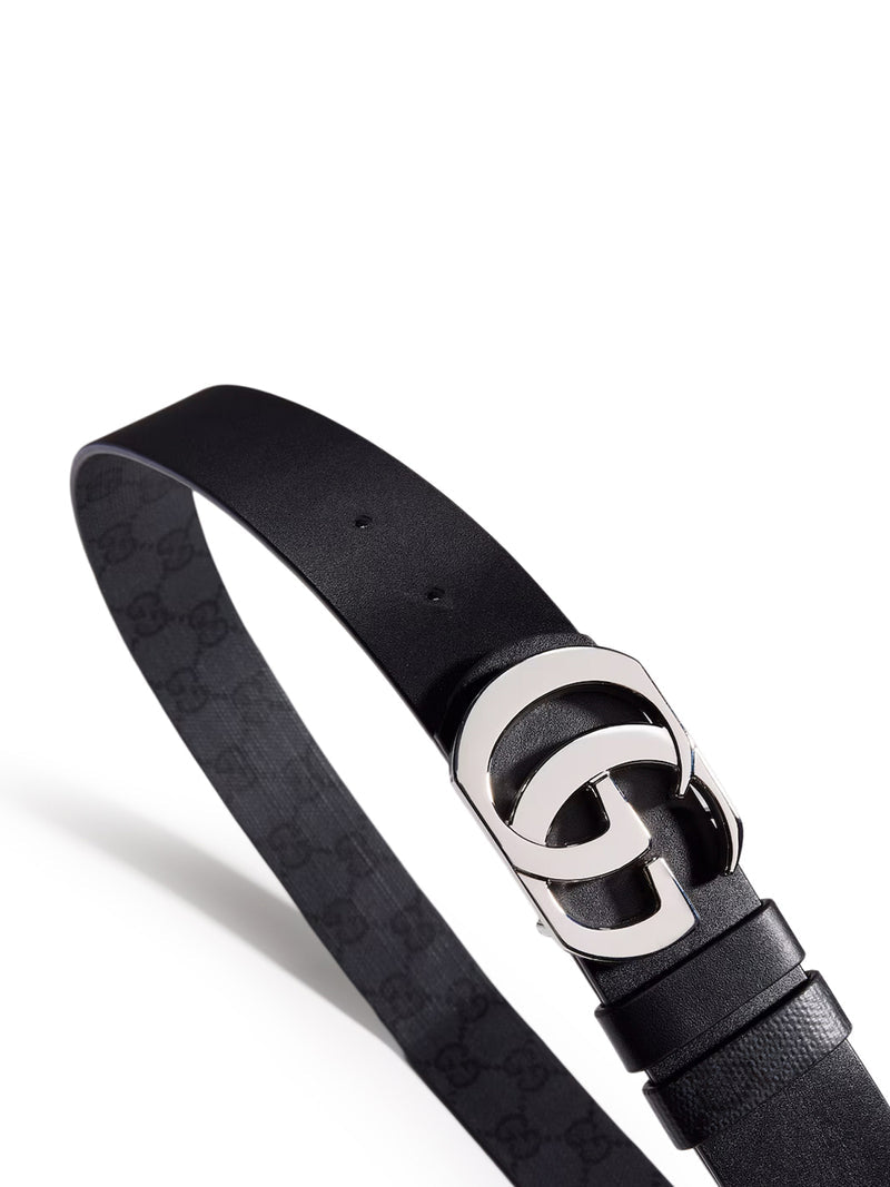 Gucci Gucci Men Reversible Gg Marmont Cut Belt