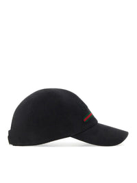 Gucci Gucci Men Cotton Baseball Cap With Embroidery