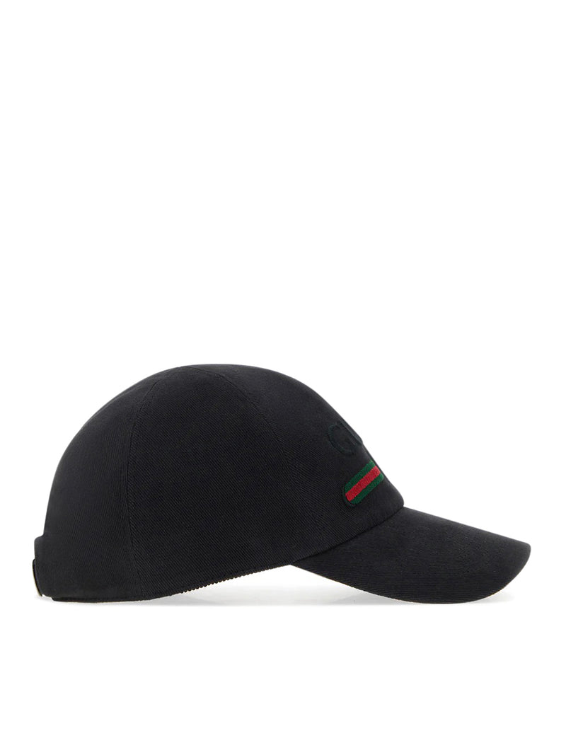 Gucci Gucci Men Cotton Baseball Cap With Embroidery
