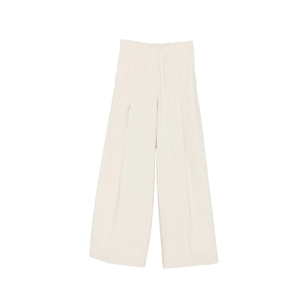 Dries Van Noten Dries Van Noten Neutrals Trousers - Palazzo Pants Women