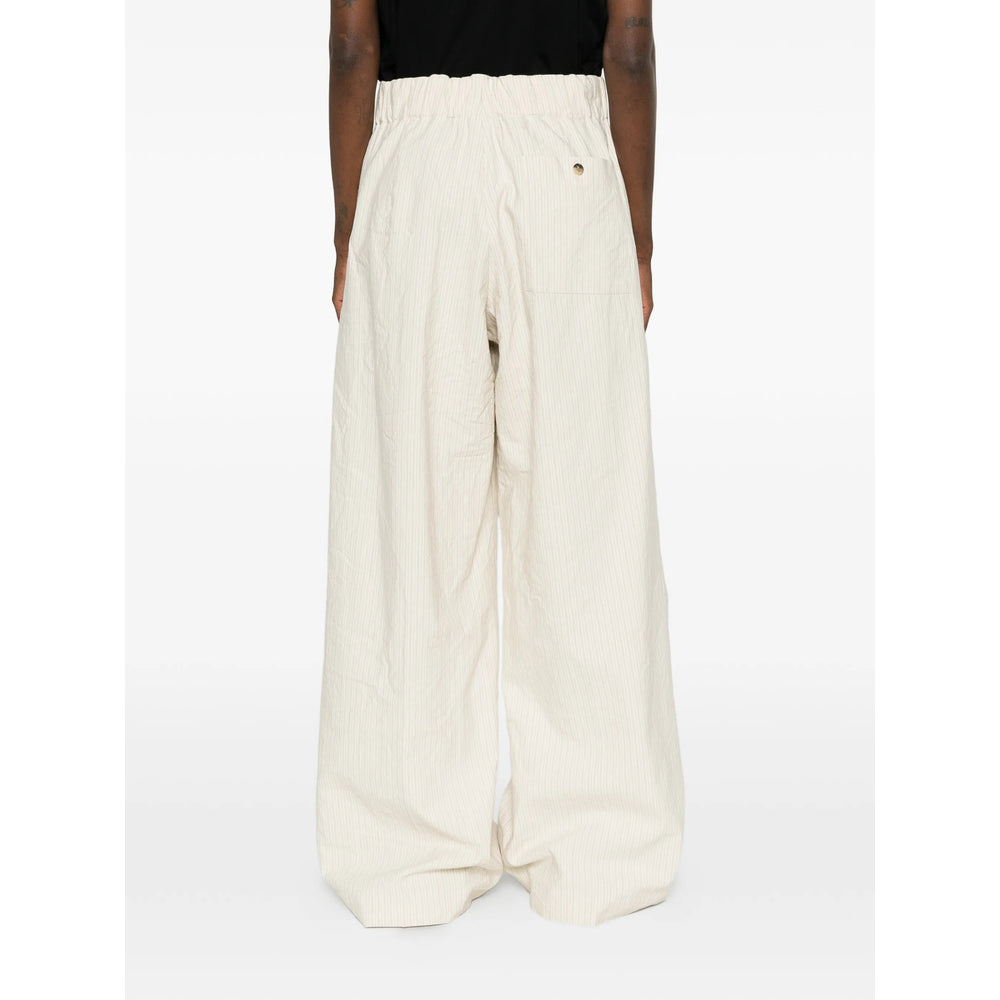 Dries Van Noten Dries Van Noten Neutrals Trousers - Palazzo Pants Women