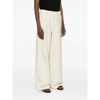 Dries Van Noten Dries Van Noten Neutrals Trousers - Palazzo Pants Women