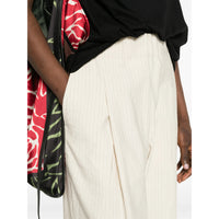 Dries Van Noten Dries Van Noten Neutrals Trousers - Palazzo Pants Women