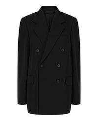 Balenciaga Balenciaga Womens Double-Breasted Wool Blazer