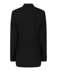 Balenciaga Balenciaga Womens Double-Breasted Wool Blazer