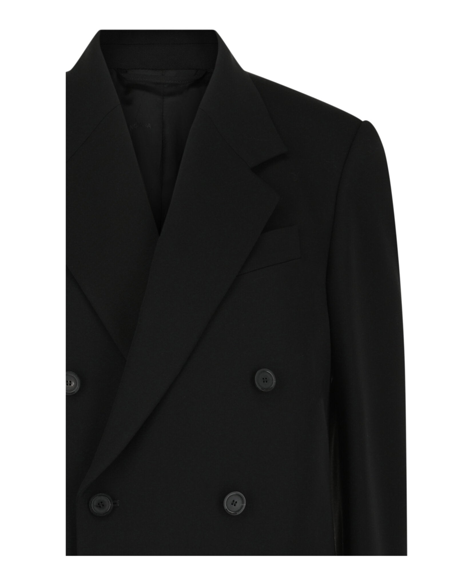 Balenciaga Balenciaga Womens Double-Breasted Wool Blazer