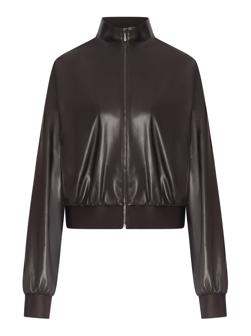 Gucci Women Bomber Jacket In Soft Nappa