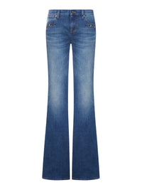 Gucci Women Stretch Cotton Jeans With Hook