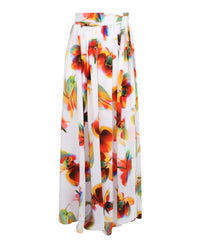 Alexander McQueen Alexander McQueen Womens Floral Print Palazzo Pants