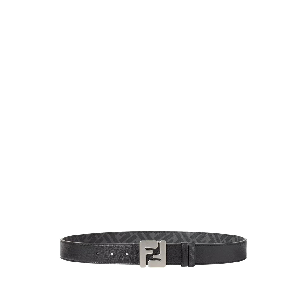 Fendi Black Belts Men