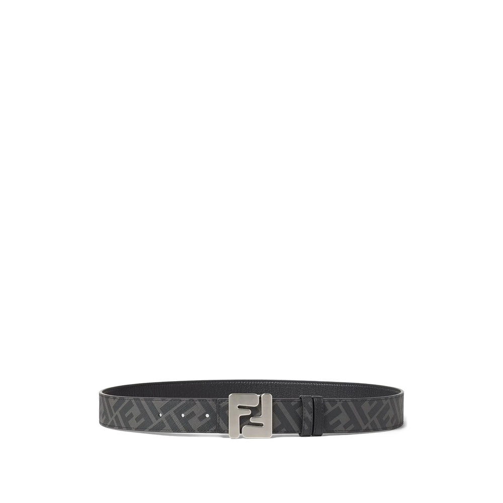 Fendi Black Belts Men