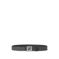 Fendi Black Belts Men