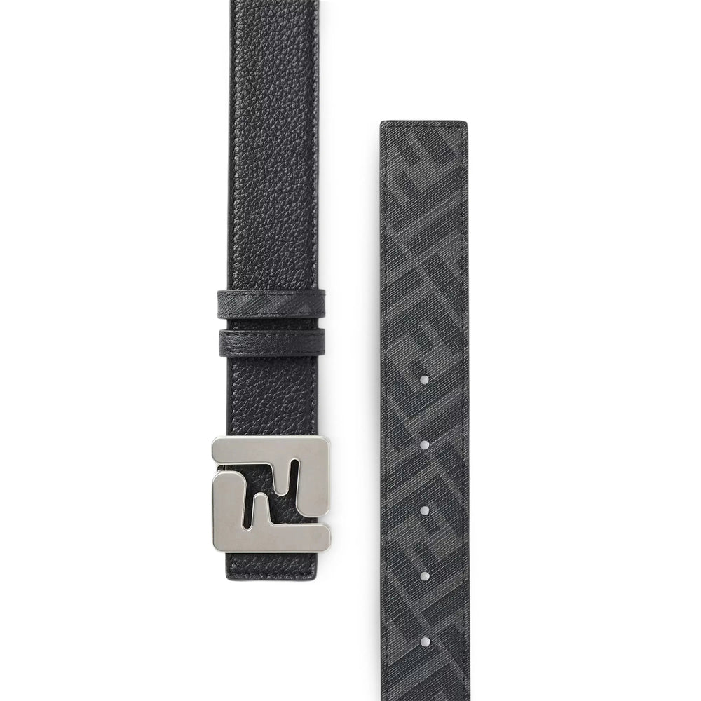 Fendi Black Belts Men