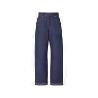 Fendi Fendi Blue Denim - Straight-Leg Jeans Women