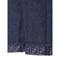 Fendi Fendi Blue Denim - Straight-Leg Jeans Women