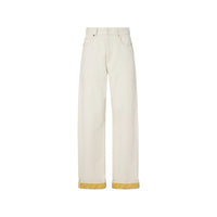 Fendi Fendi Neutrals Denim - Straight-Leg Jeans Women